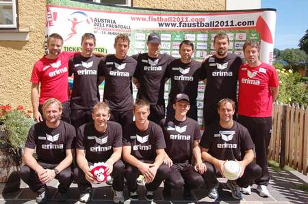 10er WM-Kader des Faustball Team Austria