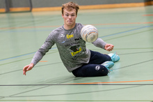 Enns-Abwehrspieler Michael Hölzl und sein Team möchten noch ins Final3 einziehen. (Foto: ÖFBB/Erwin Pils)
